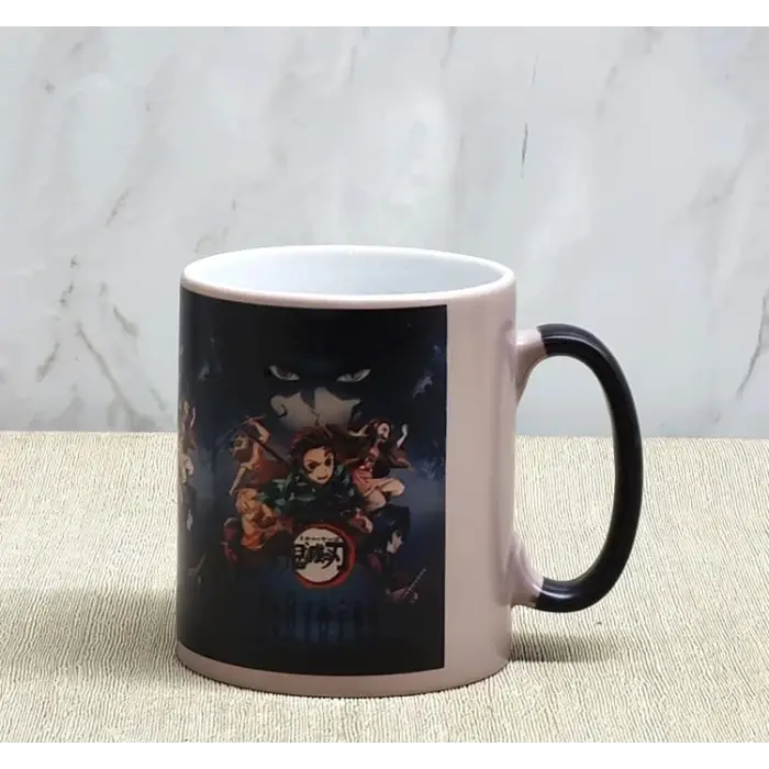 Porselen Renk Değiştiren Demon Slayer Kupa Bardak Aalk380