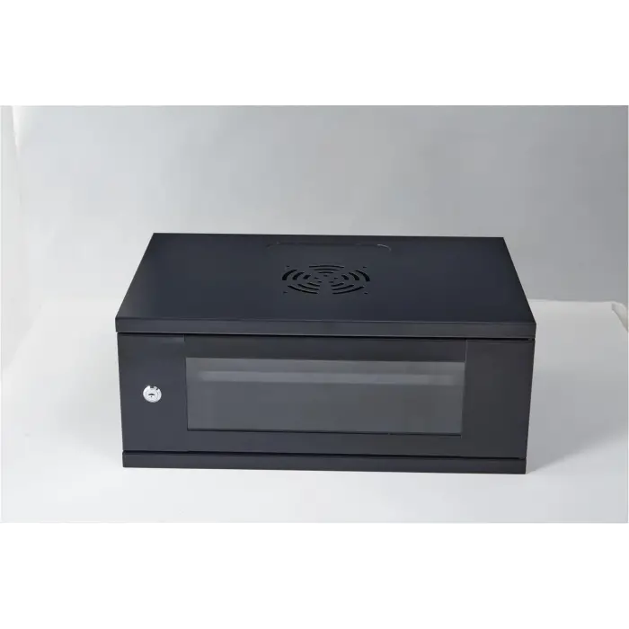 Racksan SE-6404S 4U Duvar Tipi Kabinet (240-530-400) Raf+Fan