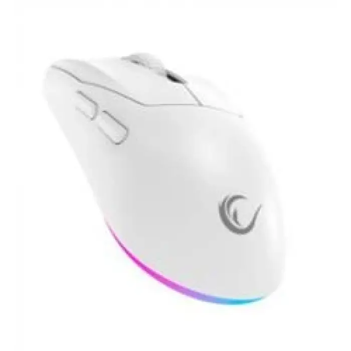 Rampage PROTE M5 PRO Kablosuz Beyaz RGB Ledli Şarjlı 26000 DPI 3395 Sensor Gaming Oyuncu Mouse