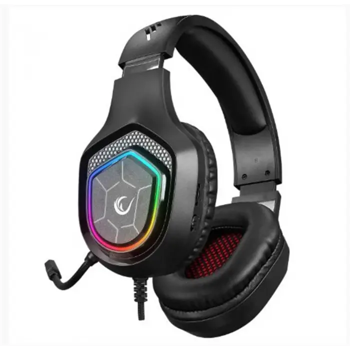 Rampage RM-K90 VECTOR Siyah RGB Led Type-C Gaming Mikrofonlu Oyuncu Kulaklığı (KDO)