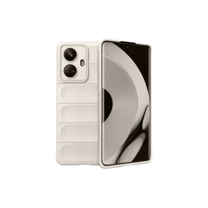 Realme 10 Pro 5g Kılıf Optimum Silikon - Krem