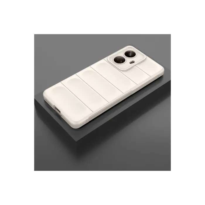 Realme 10 Pro 5g Kılıf Optimum Silikon - Krem