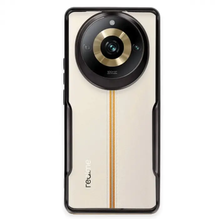 Realme 11 Pro Kılıf Boyi Silikon Kapak - Siyah