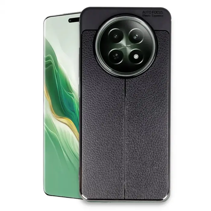 Realme 12 5g Kılıf Auto Focus Kapak - Siyah