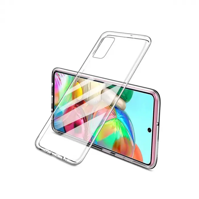 Realme 7 Pro Kılıf Lüx Şeffaf Silikon - Şeffaf