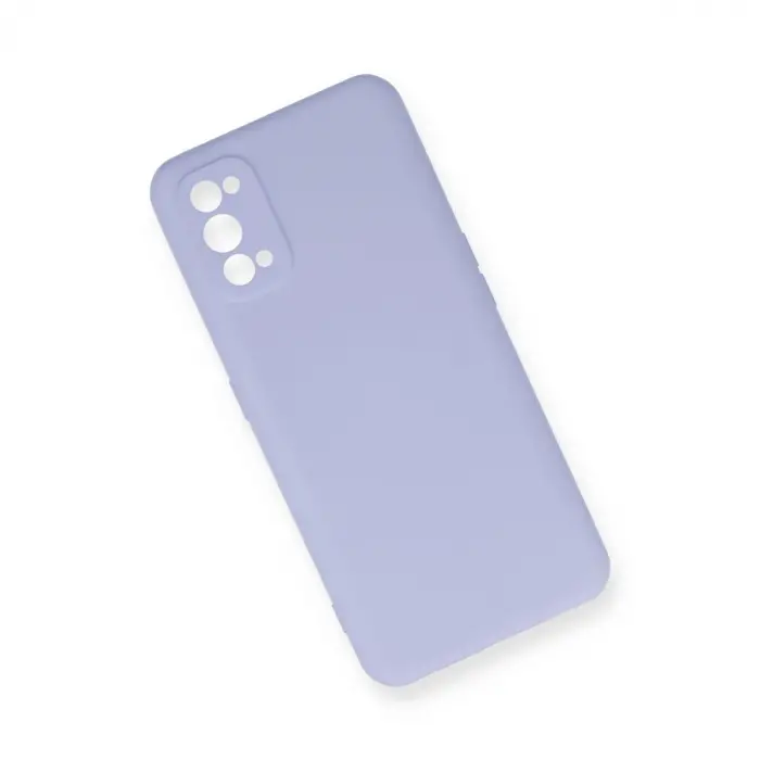 Realme 7 Pro Kılıf Nano İçi Kadife Silikon - Lila