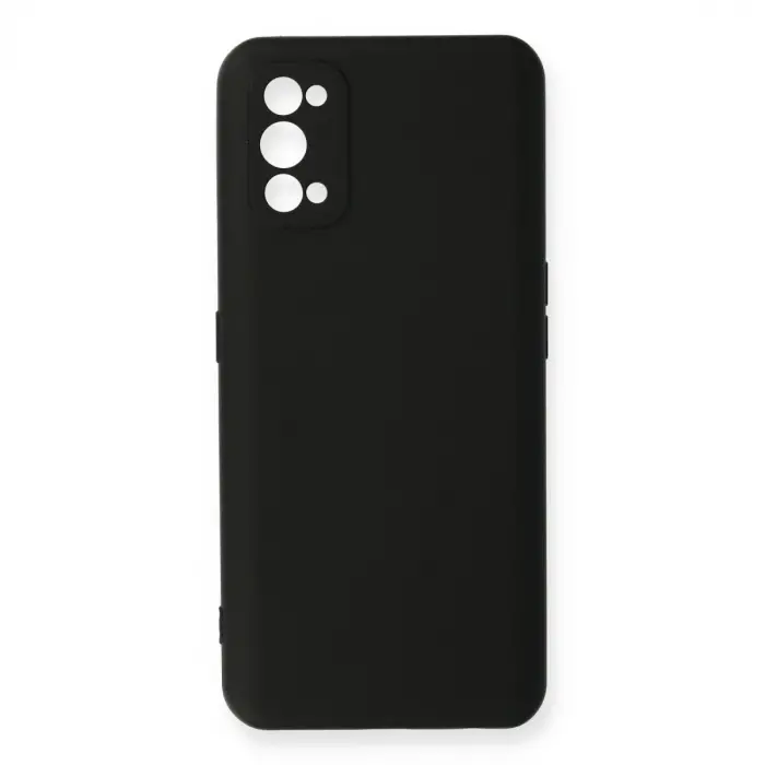 Realme 7 Pro Kılıf Nano İçi Kadife Silikon - Siyah