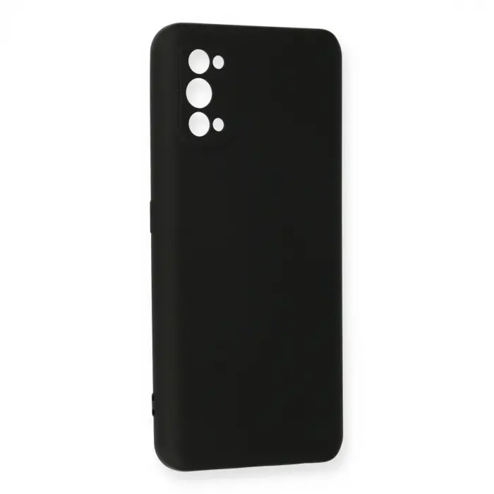 Realme 7 Pro Kılıf Nano İçi Kadife Silikon - Siyah