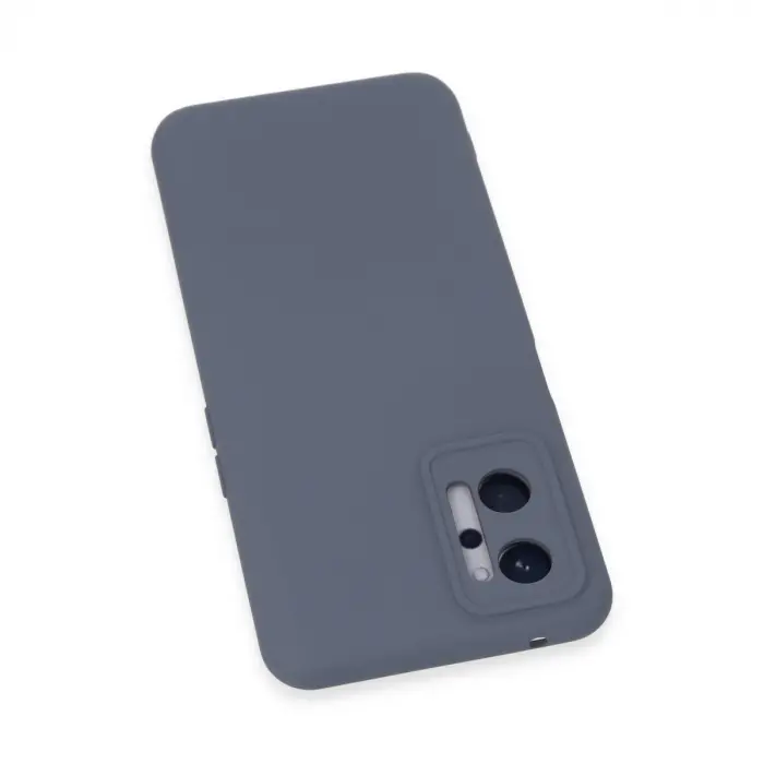 Realme 9i 4g Kılıf Nano İçi Kadife Silikon - Gri