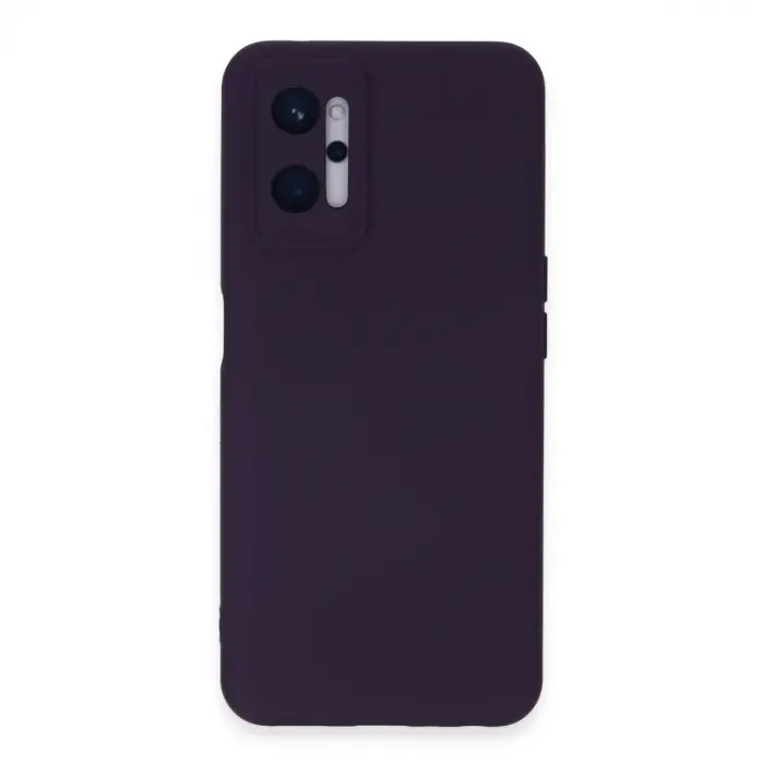 Realme 9i 4g Kılıf Nano İçi Kadife Silikon - Mor