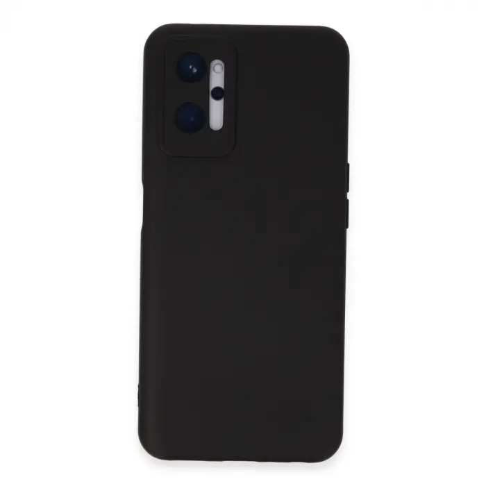 Realme 9i 4g Kılıf Nano İçi Kadife Silikon - Siyah