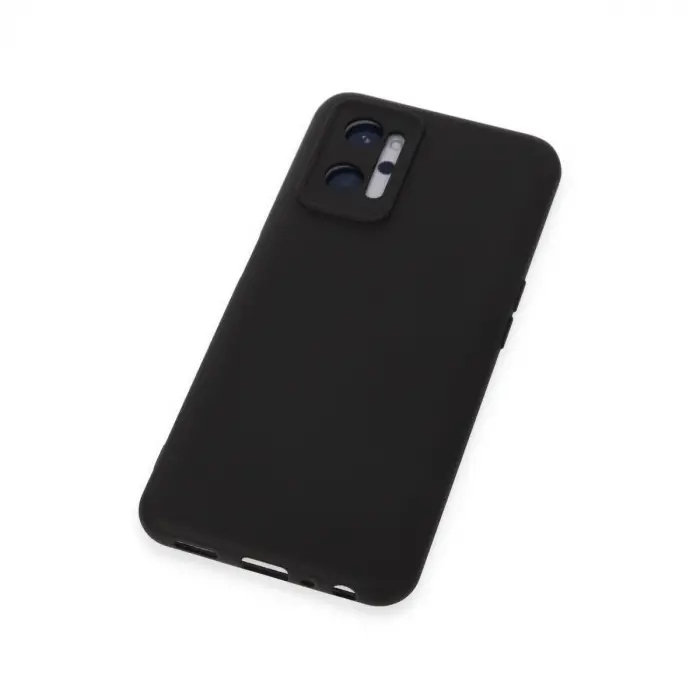 Realme 9i 4g Kılıf Nano İçi Kadife Silikon - Siyah