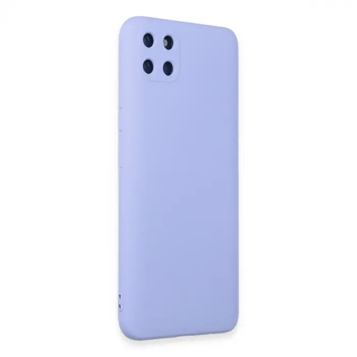 Realme C11 Kılıf Nano İçi Kadife Silikon - Lila
