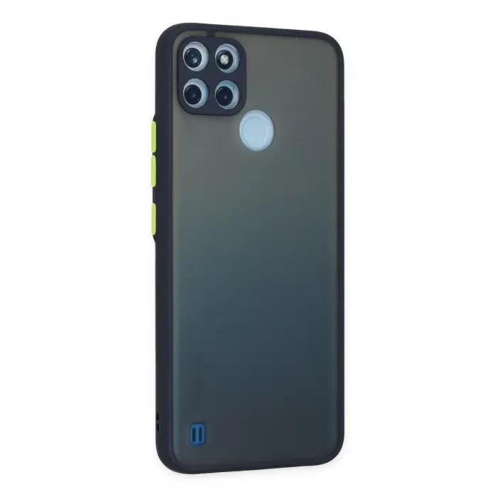 Realme C21y Kılıf Montreal Silikon Kapak - Lacivert