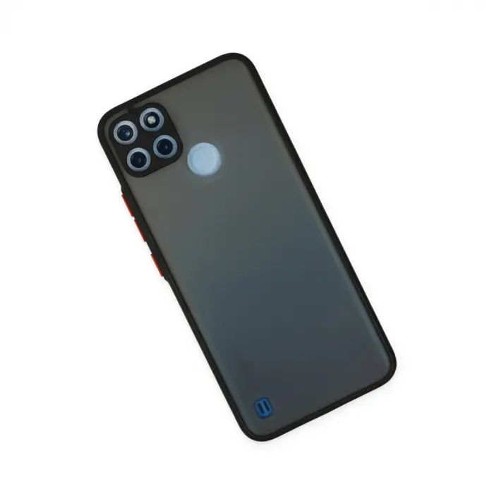 Realme C21y Kılıf Montreal Silikon Kapak - Siyah