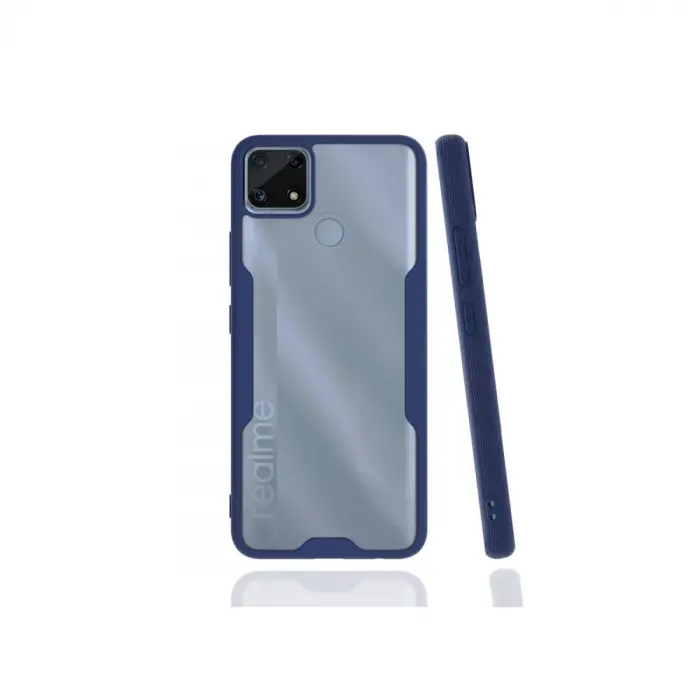 Realme C25 Kılıf Platin Silikon - Lacivert
