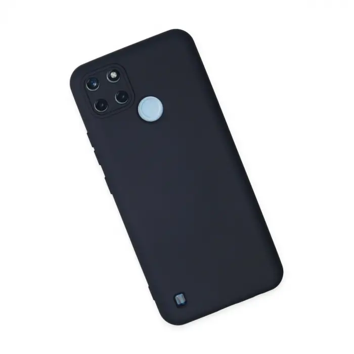 Realme C25y Kılıf Nano İçi Kadife Silikon - Lacivert