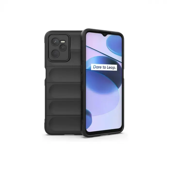 Realme C35 Kılıf Optimum Silikon - Siyah