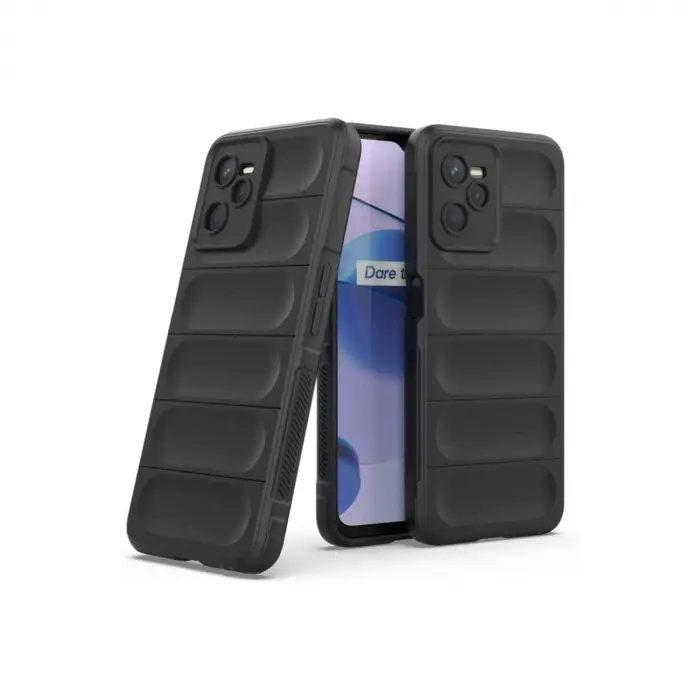 Realme C35 Kılıf Optimum Silikon - Siyah