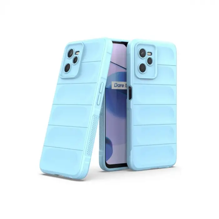 Realme C35 Kılıf Optimum Silikon - Sky Blue