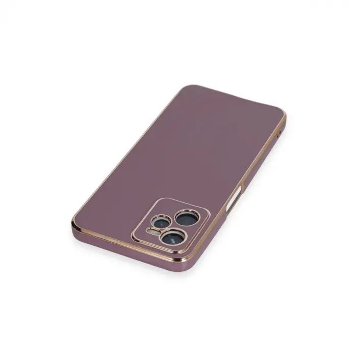 Realme C35 Kılıf Volet Silikon - Mor
