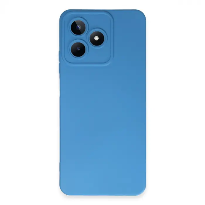 Realme C53 Kılıf Nano İçi Kadife Silikon - Mavi
