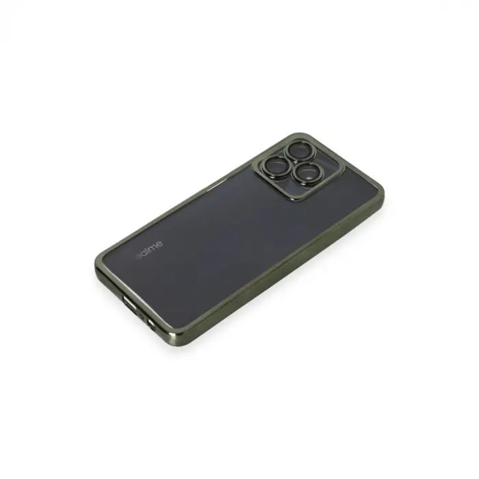 Realme C53 Kılıf Razer Lensli Silikon - Yeşil