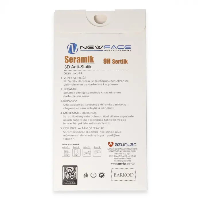 Realme C55 3d Antistatik Mat Seramik Nano Ekran Koruyucu