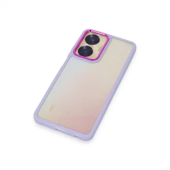 Realme C55 Kılıf Dora Kapak - Lila