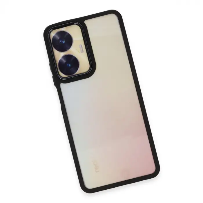 Realme C55 Kılıf Dora Kapak - Siyah