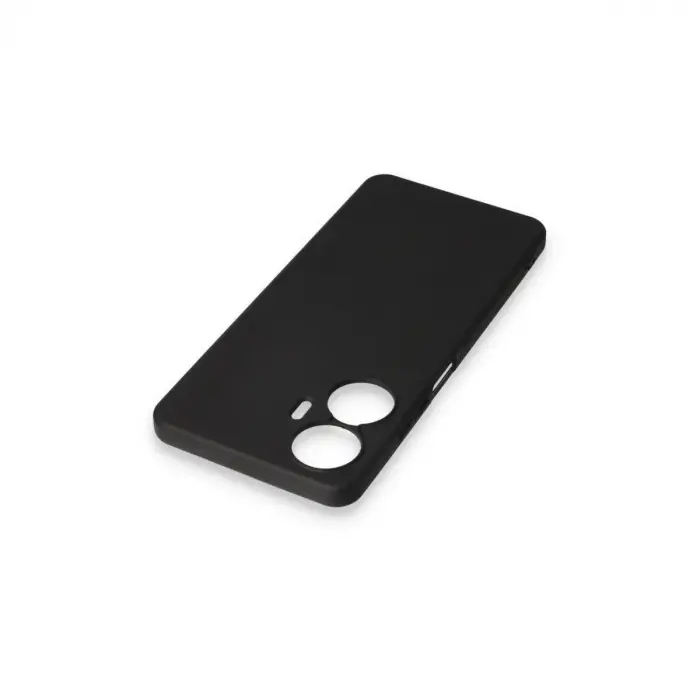 Realme C55 Kılıf First Silikon - Siyah