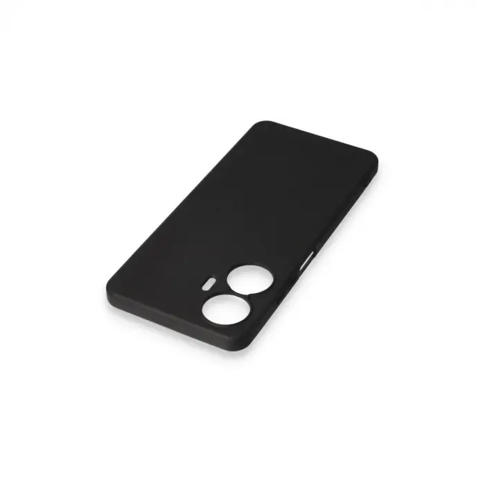 Realme C55 Kılıf First Silikon - Siyah