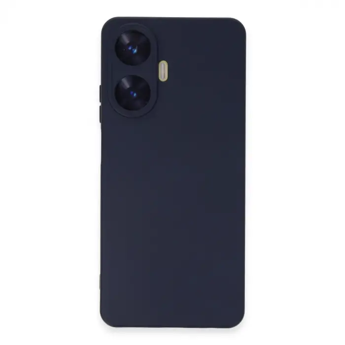 Realme C55 Kılıf Nano İçi Kadife Silikon - Mor