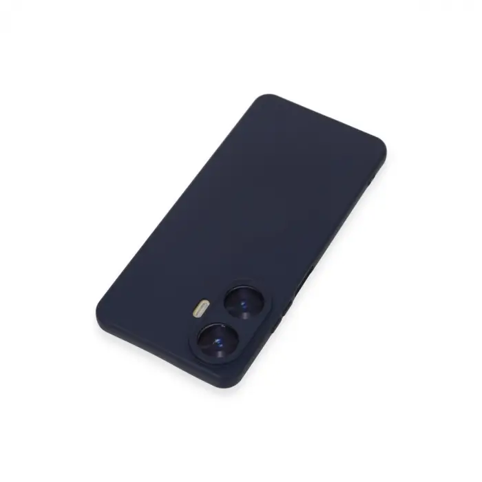 Realme C55 Kılıf Nano İçi Kadife Silikon - Mor