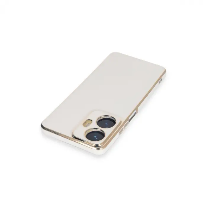 Realme C55 Kılıf Volet Silikon - Beyaz