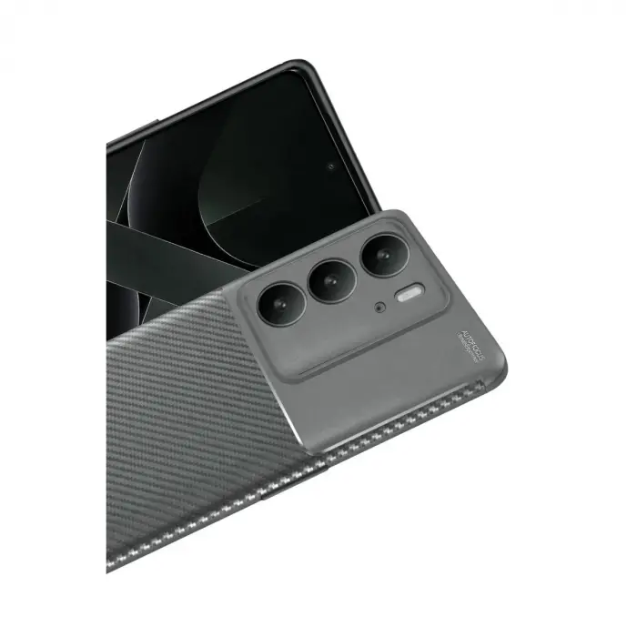 Realme C75 4g Auto Focus Karbon Kapak - Gri