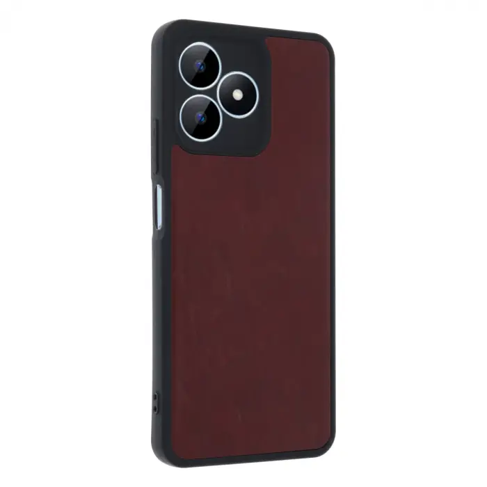 Realme Note 50 4g Kılıf Aras Deri Kapak - Bordo