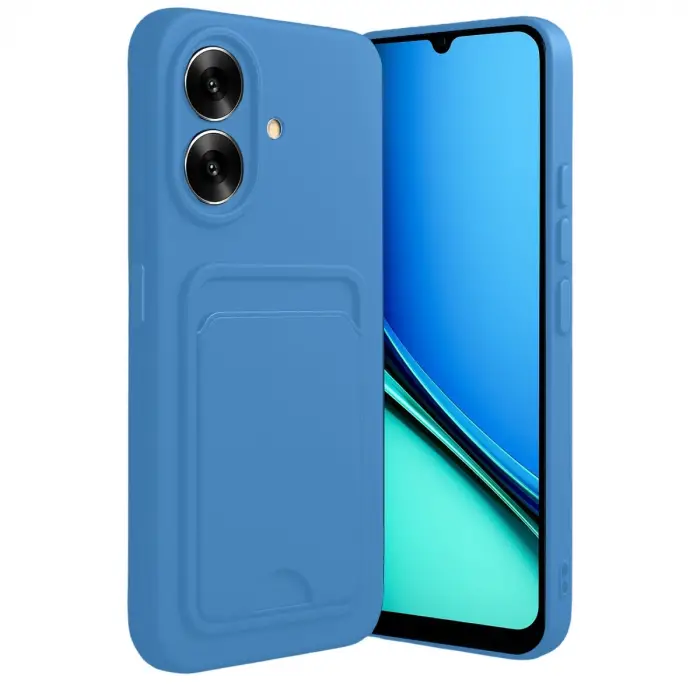 Realme Note 60 Kelvin Kartvizitli Silikon - Açık Mavi