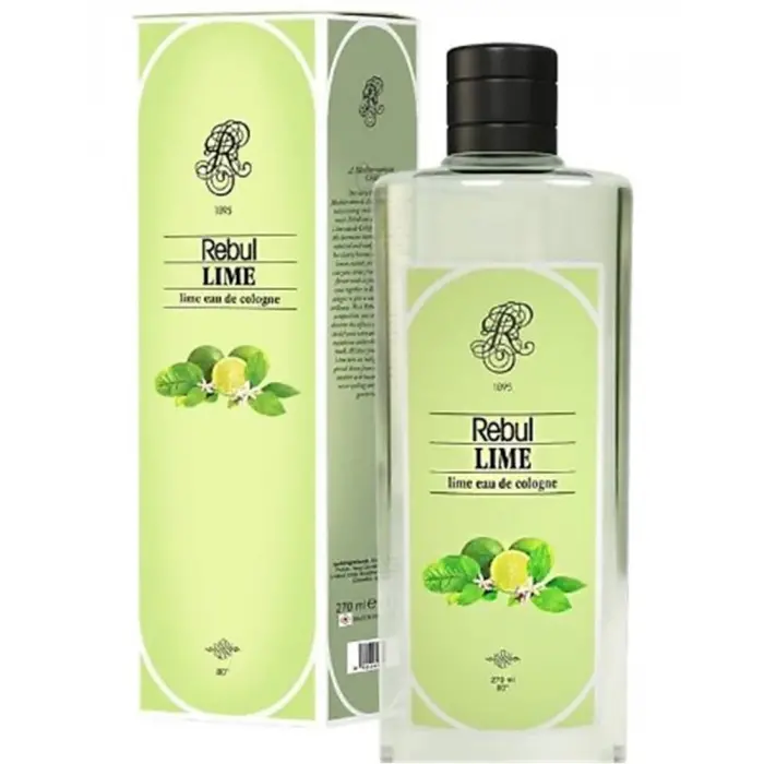 Rebul 250ml Lime Kolonya Cam Şişe (KDO)