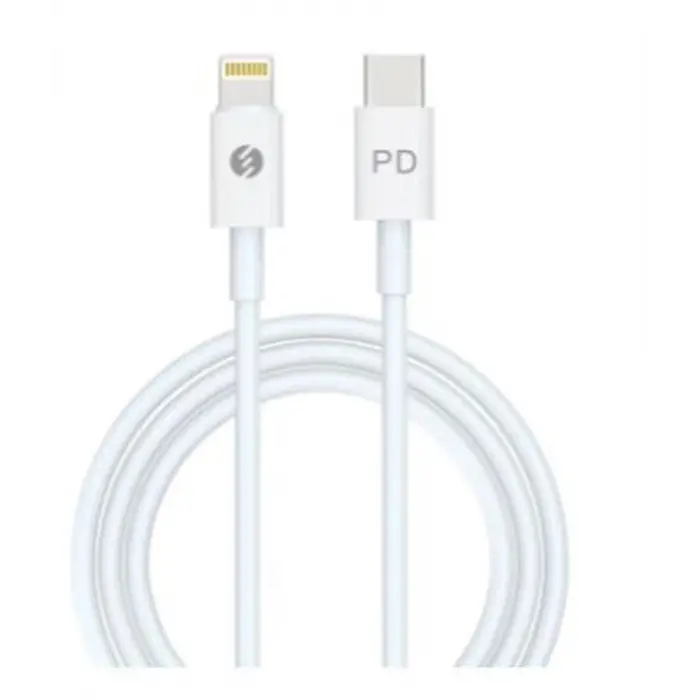S-link IP-SW21 TypeC to Lightning C94 Lisanslı PD Hızlı Data + Şarj Kablosu (KDO)