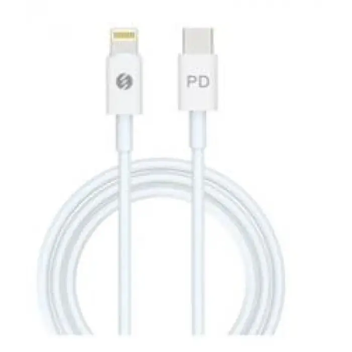 S-link IP-SW21 TypeC to Lightning C94 Lisanslı PD Hızlı Data + Şarj Kablosu (KDO)