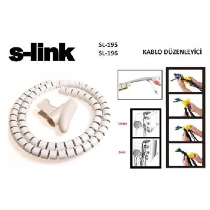 S-link SL-195 22mm 20mt Kablo Toplayıcı (KDO)