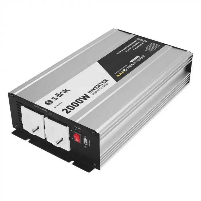 S-Link Sl-2000W 2000W Dc12v-Ac230v İnverter (KDO)