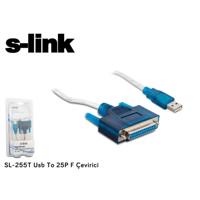 S-link SL-255T Usb To 25P F Çevirici (KDO)