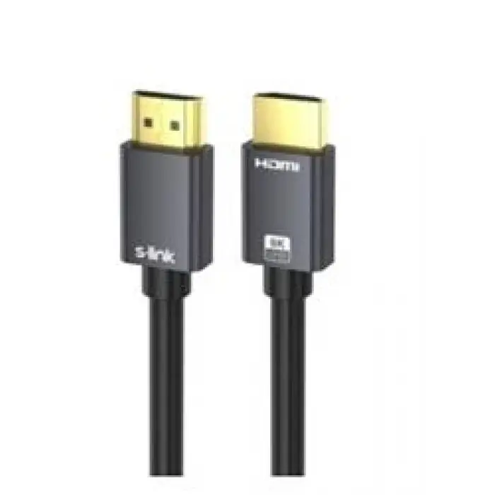 S-link SL-HM8K15 HDMI TO HDMI 1,5m v2.1 8K60 HZ 4K 120HZ Kablo