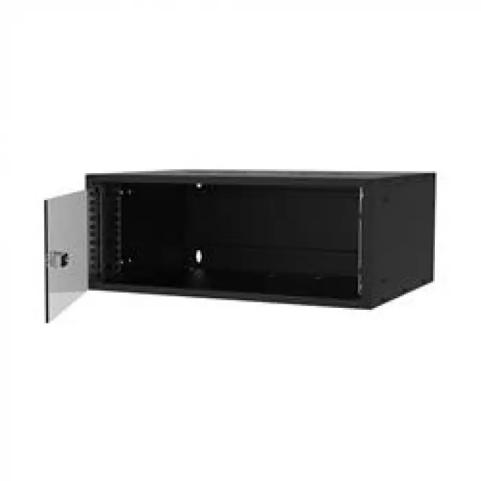 S-link SL-U4 Yeni Nesil 4U Soho Rack Kabin W 530mm D 400mm Siyah