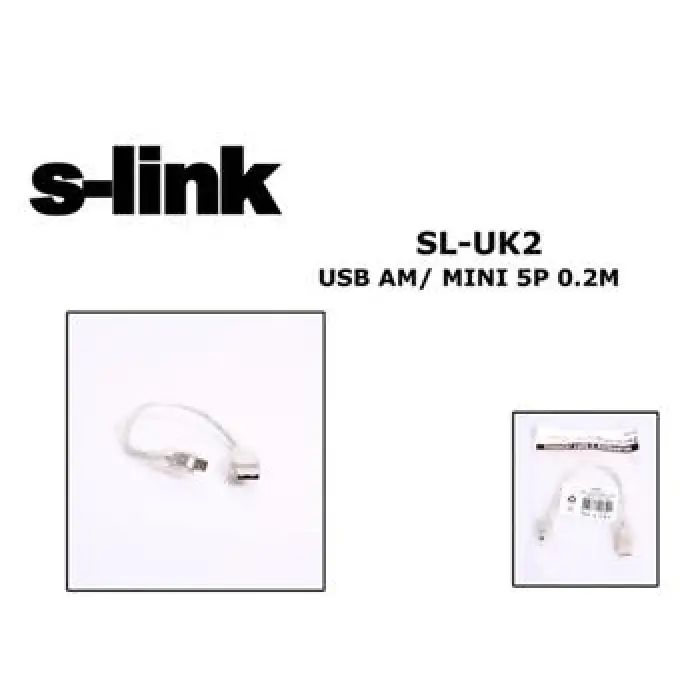S-link SL-UK2 Mini 5p To 0.20mt Usb Kamera Kablosu (KDO)