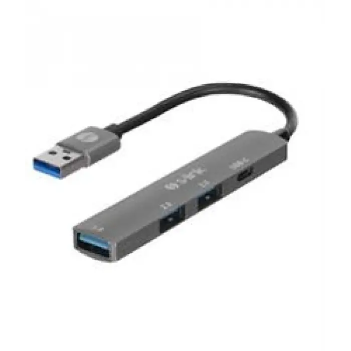 S-link SW-U333 3-USB 2.0, 1-USB 3.0 USB Metal USB Hub (KDO)