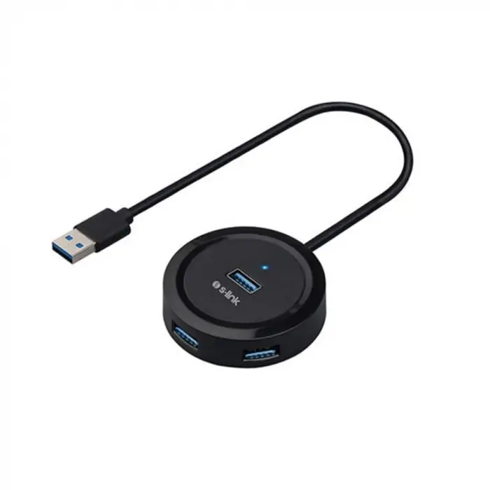 S-link Swapp SW-U300 4 Port Usb 3.0 Gri Hub (KDO)