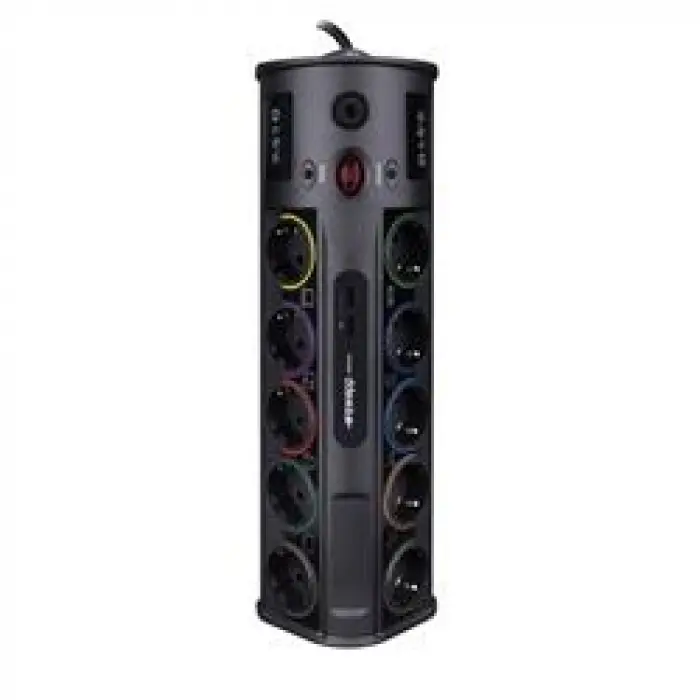 S-link SWV-PRZ010 1.8M 1860 Joule 1.5mm 1 Usb 1 Type C 2.1A-5V 16A 250V 3680W 10lu Akım Kor.Priz (KDO)